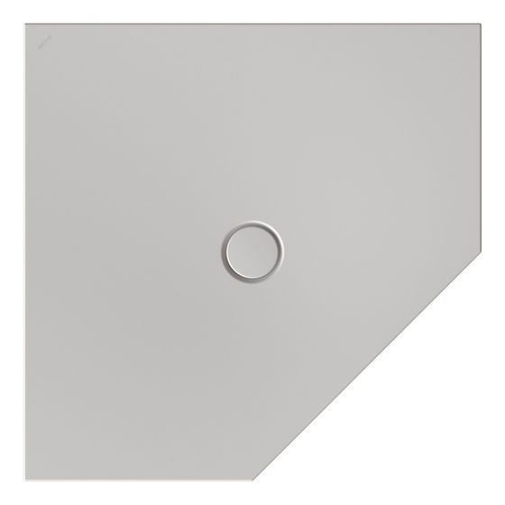 Bette Floor Caro Duschfläche Fünfeck Dust 1000x1000x30/30mm BetteGlasur Plus GT-Stahl
