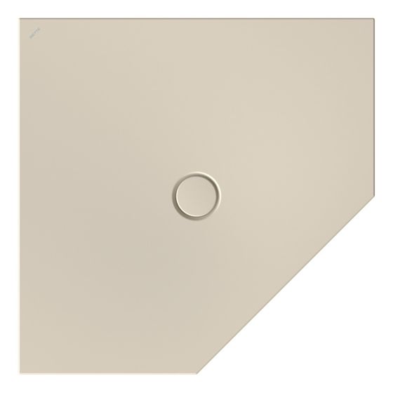 Bette Floor Caro Duschfläche Fünfeck Beige Antirutsch Pro 1000x1000x30/30mm GT-Stahl