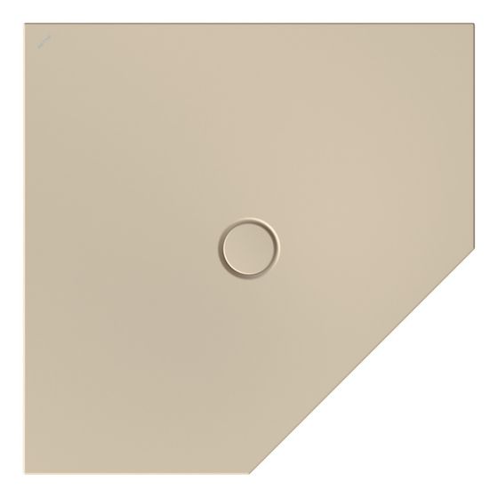 Bette Floor Caro Duschfläche Fünfeck Sand 1000x1000x30/30mm GT-Stahl