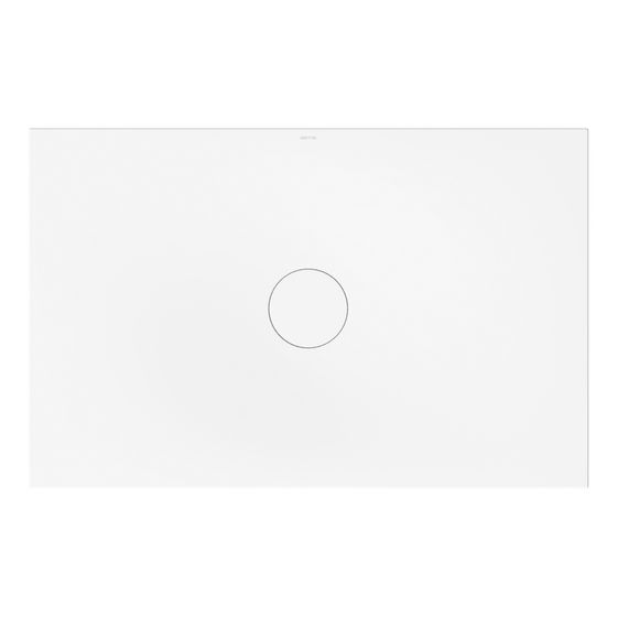 Bette Air Duschfliese Weiß 1400x900x20/10mm BetteGlasur Plus Rechteck Unterbau GT-Stahl