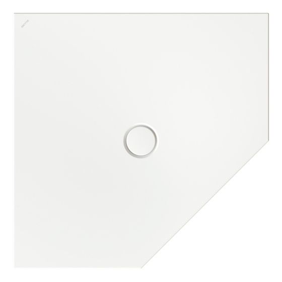Bette Floor Caro Duschfläche Fünfeck Snow Antirutsch Pro 1000x1000x30/30mm GT-Stahl