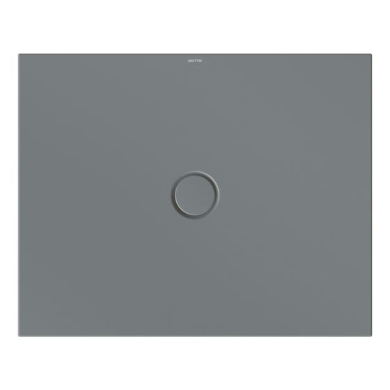 Bette Floor Duschfläche Smoke 1000x800x30/30mm BetteAntirutsch Sense Rechteck GT-Stahl