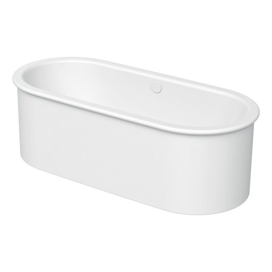 Bette Suno Oval Badewanne Salvia 1775x775x420mm 2-Sitzer GT-Stahl