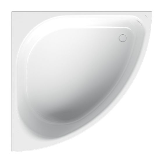 Bette Arco Badewanne Eck Flax 1400x1400x450/50mm 2-Sitzer Unterbau GT-Stahl