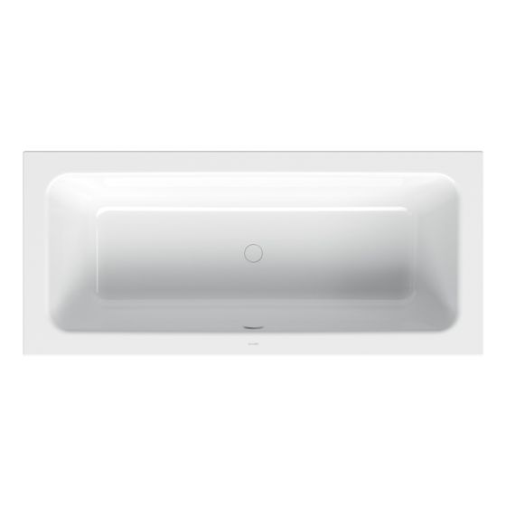 Bette Badewanne One Schwarz 1900x900x420/20mm 2-Sitzer Unterbau Rechteck GT-Stahl
