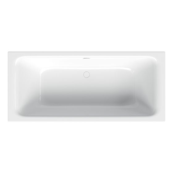 Bette Select Duo Badewanne Weiß 1800x800x420/30mm 2-Sitzer Unterbau BetteGlasur Plus Rechteck GT-Stahl