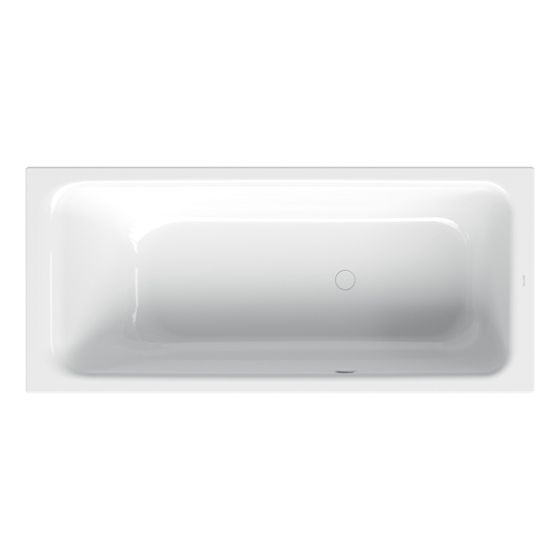 Bette Select Badewanne Weiß 1700x750x420/30mm Fußende rechts seitl. Überlauf vorne Unterbau Rechteck GT-Stahl