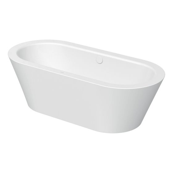 Bette Starlet Oval Badewanne Silhouette Weiß-Violett 1850x850x420/575mm 2-Sitzer GT-Stahl