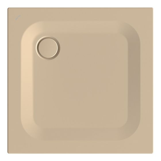 Bette Ultra Duschwanne Bahama beige 850x850x25/30mm BetteAntirutsch Pro mit Minimum-Träger Rechteck GT-Stahl
