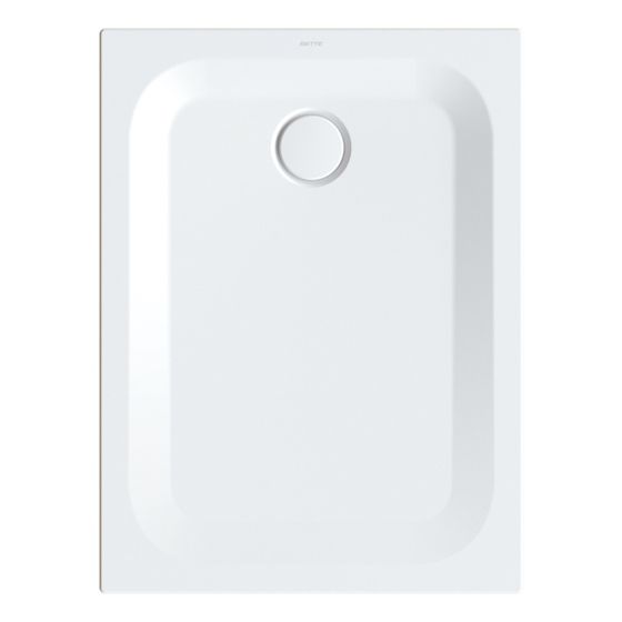 Bette Ultra Duschwanne Edelweiß 1000x750x25mm Rechteck mit Wannenträger GT-Stahl