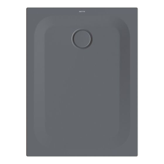 Bette Ultra Duschwanne Raven 1000x750x25mm Rechteck mit Wannenträger GT-Stahl