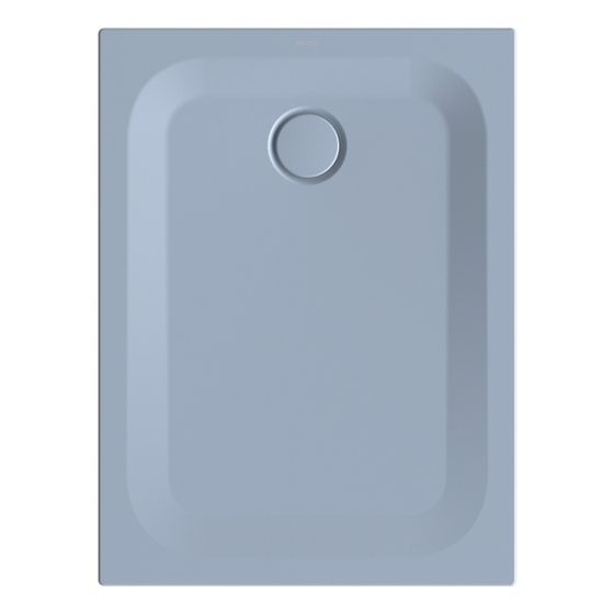 Bette Ultra Duschwanne Blue satin 1000x750x25/30mm BetteGlasur Plus Rechteck Unterbau GT-Stahl