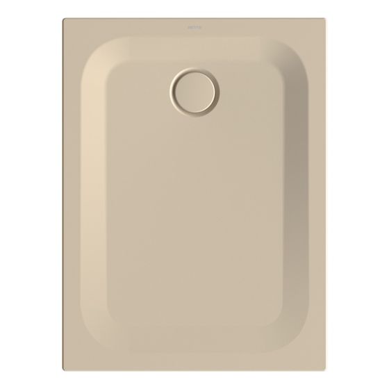 Bette Ultra Duschwanne Sand 1000x750x25mm Rechteck mit Wannenträger GT-Stahl