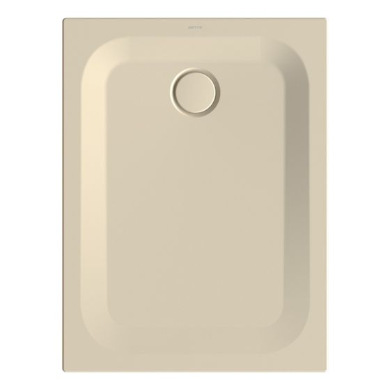 Bette Ultra Duschwanne Cream 1000x750x25mm Rechteck mit Wannenträger GT-Stahl