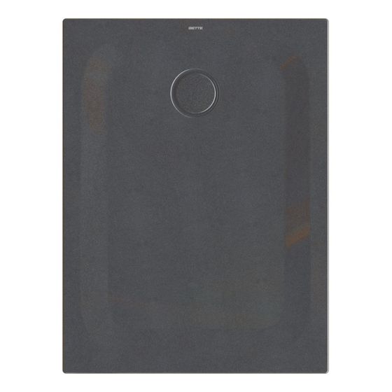 Bette Ultra Duschwanne Midnight 1000x750x25mm Rechteck mit Wannenträger GT-Stahl