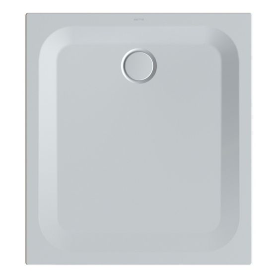 Bette Ultra Duschwanne Manhattan 1000x900x25/30mm BetteAntirutsch Pro Rechteck Unterbau GT-Stahl