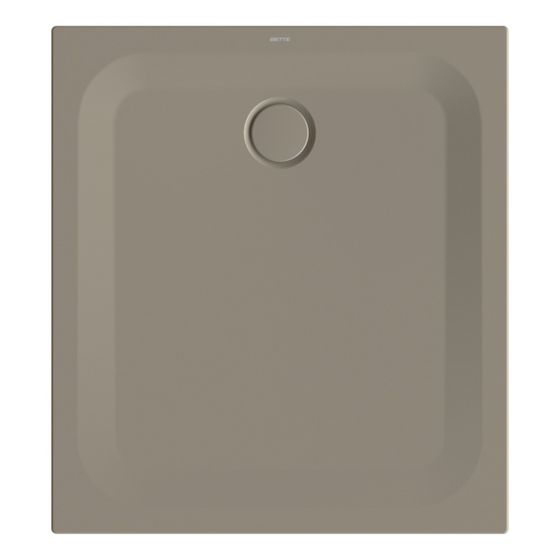 Bette Ultra Duschwanne Graphite 1000x900x25/30mm BetteAntirutsch Pro mit Minimum-Träger Rechteck GT-Stahl