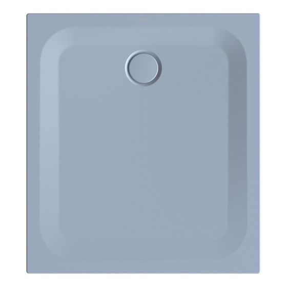 Bette Ultra Duschwanne Blue satin 1000x900x25/30mm BetteGlasur Plus Rechteck Unterbau GT-Stahl