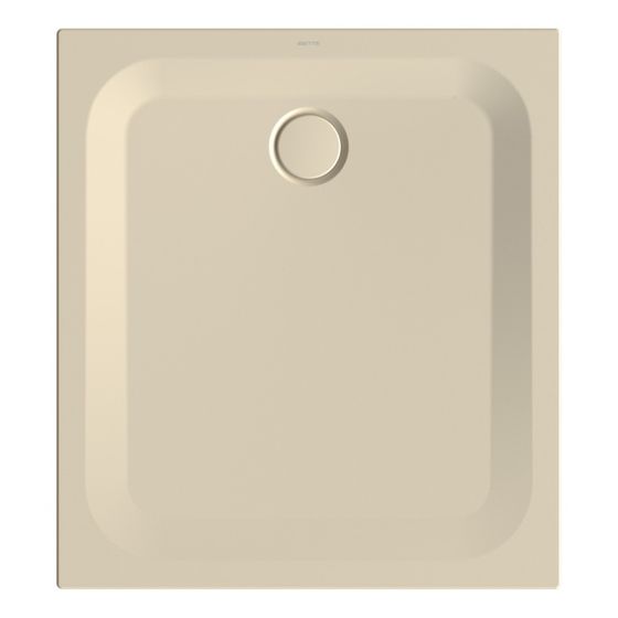 Bette Ultra Duschwanne Cream 1000x900x25/30mm BetteGlasur Plus Rechteck Unterbau GT-Stahl