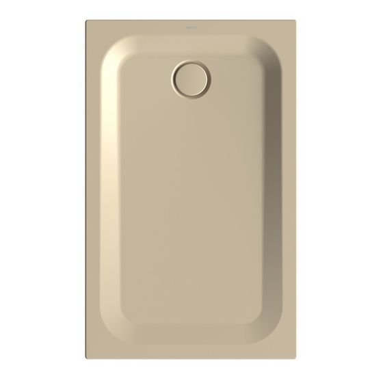 Bette Ultra Duschwanne Sand 1200x750x35/30mm Rechteck mit Minimum-Träger GT-Stahl