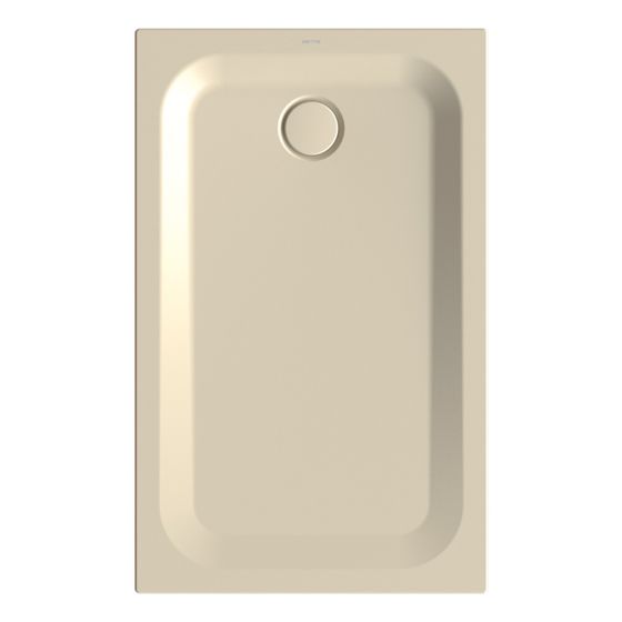 Bette Ultra Duschwanne Cream 1200x750x35/30mm BetteGlasur Plus mit Minimum-Träger Rechteck GT-Stahl