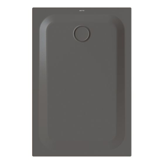 Bette Ultra Duschwanne Anthracite 1200x800x35/30mm BetteAntirutsch Pro mit Minimum-Träger Rechteck GT-Stahl