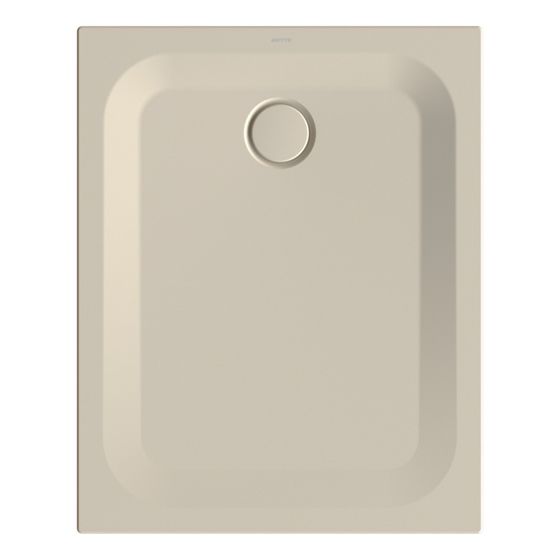 Bette Ultra Duschwanne 1000mm Beige 1000x800x25/30mm BetteAntirutsch Pro Rechteck Unterbau GT-Stahl
