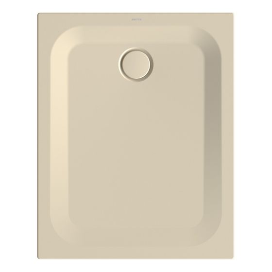 Bette Ultra Duschwanne 1000mm Cream 1000x800x25mm Rechteck mit Wannenträger GT-Stahl