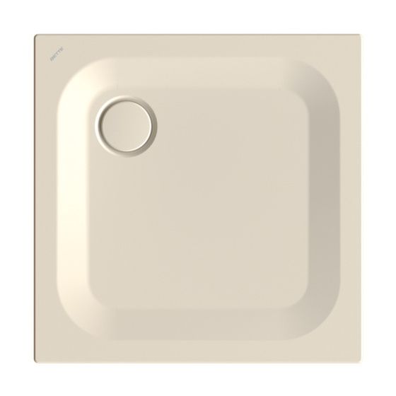 Bette Ultra Duschwanne Pergamon 750x750x25/30mm BetteGlasur Plus mit Minimum-Träger Rechteck GT-Stahl