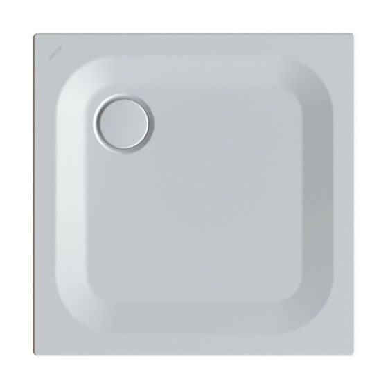 Bette Ultra Duschwanne Manhattan 750x750x25/30mm BetteGlasur Plus Rechteck GT-Stahl