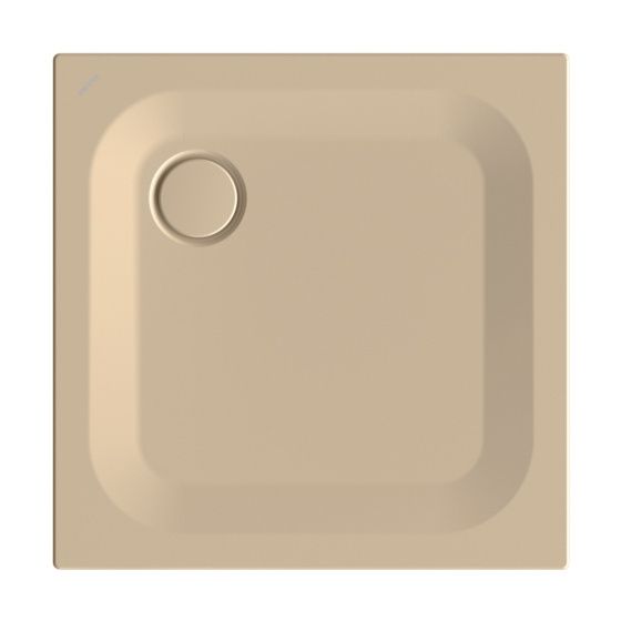 Bette Ultra Duschwanne Bahama beige 750x750x25/30mm BetteGlasur Plus Rechteck GT-Stahl