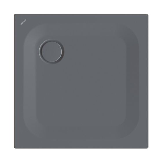 Bette Ultra Duschwanne Raven 750x750x25/30mm BetteAntirutsch Pro Rechteck GT-Stahl