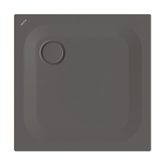 Bette Ultra Duschwanne Anthracite 750x750x25/30mm BetteGlasur Plus Rechteck GT-Stahl