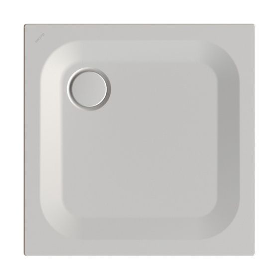 Bette Ultra Duschwanne Silver 750x750x25/30mm BetteAntirutsch Pro mit Minimum-Träger Rechteck GT-Stahl