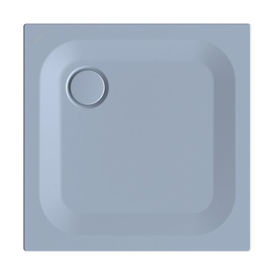 Bette Ultra Duschwanne Blue satin 750x750x25/30mm Rechteck mit Minimum-Träger GT-Stahl