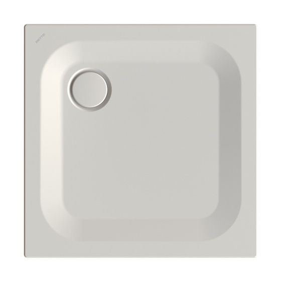 Bette Ultra Duschwanne Flax 750x750x25/30mm BetteGlasur Plus Rechteck GT-Stahl