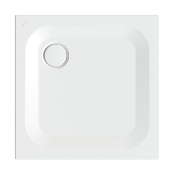 Bette Ultra Duschwanne Snow 750x750x25/30mm BetteGlasur Plus Rechteck GT-Stahl