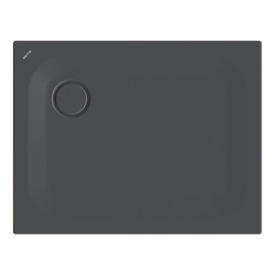 Bette Ultra Duschwanne Ebony 900x700x25mm Rechteck mit Wannenträger GT-Stahl
