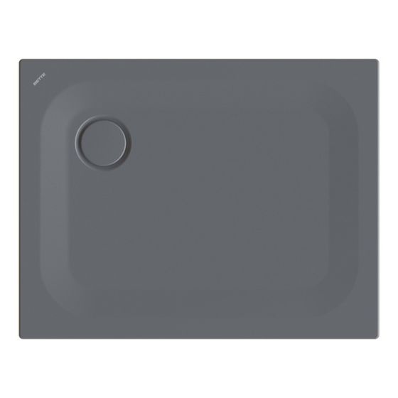 Bette Ultra Duschwanne Raven 900x700x25mm Rechteck mit Wannenträger GT-Stahl