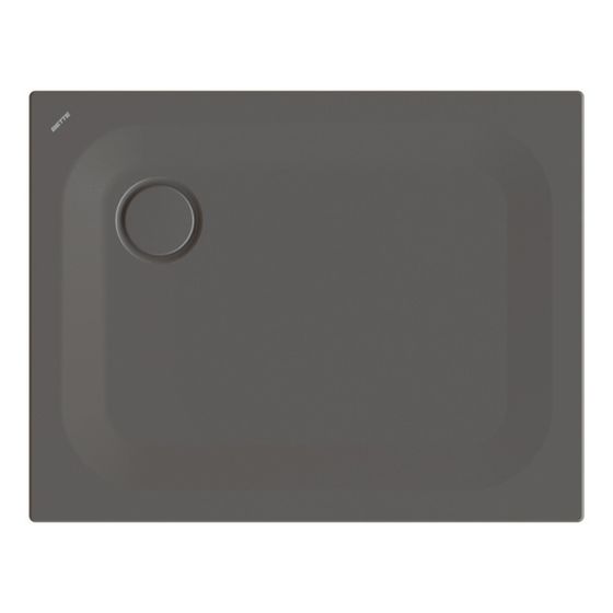 Bette Ultra Duschwanne Anthracite 900x700x25mm Rechteck mit Wannenträger GT-Stahl