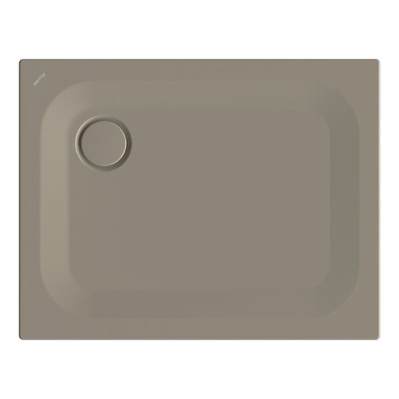Bette Ultra Duschwanne Graphite 900x700x25mm Rechteck mit Wannenträger GT-Stahl