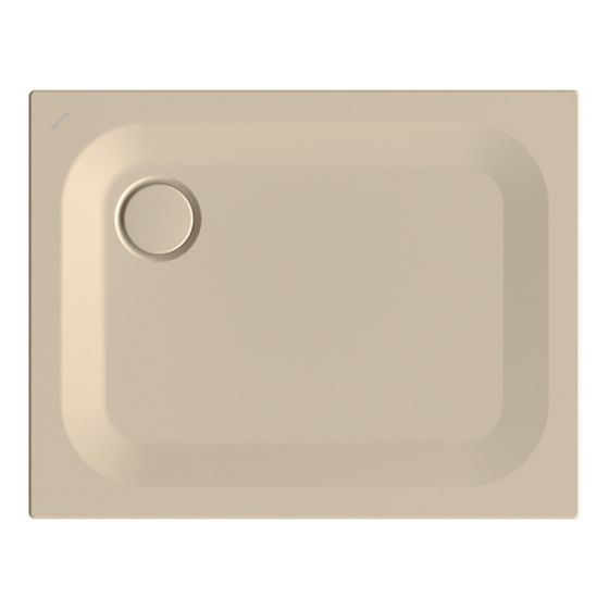 Bette Ultra Duschwanne Sand 900x700x25mm Rechteck mit Wannenträger GT-Stahl