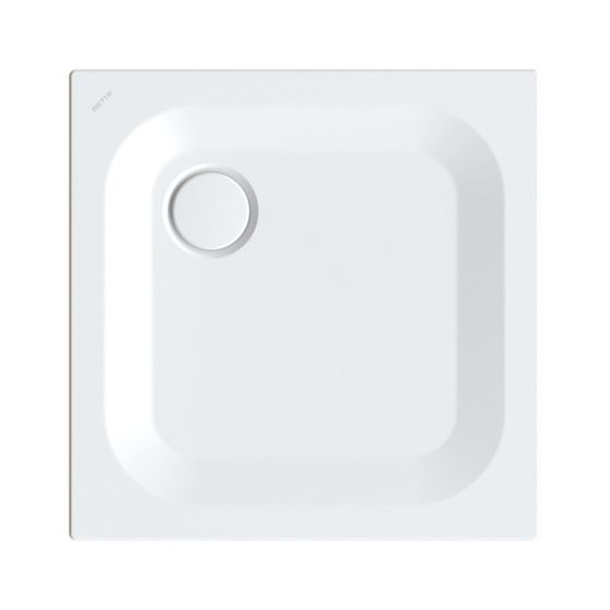 Bette Ultra Duschwanne Edelweiß 700x700x25/30mm Rechteck mit Minimum-Träger GT-Stahl