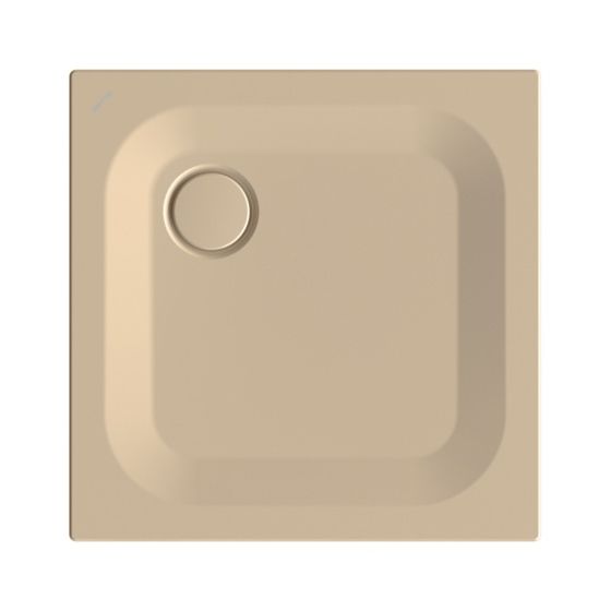 Bette Ultra Duschwanne Bahama beige 700x700x25/30mm BetteGlasur Plus Rechteck GT-Stahl