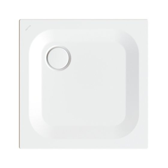 Bette Ultra Duschwanne Starwhite 700x700x25/30mm BetteGlasur Plus Rechteck GT-Stahl
