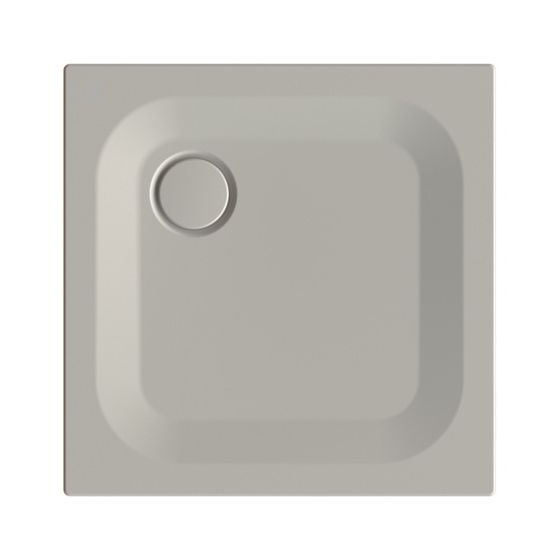 Bette Ultra Duschwanne Stone 700x700x25/30mm BetteGlasur Plus mit Minimum-Träger Rechteck GT-Stahl
