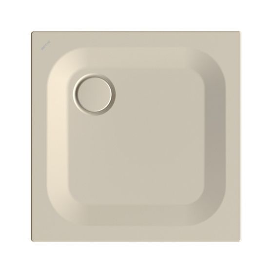 Bette Ultra Duschwanne Beige 700x700x25/30mm Rechteck GT-Stahl