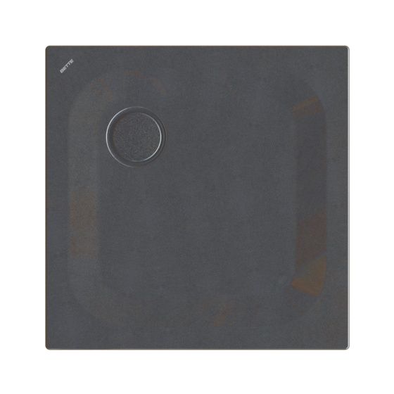 Bette Ultra Duschwanne Midnight 700x700x25/30mm Rechteck GT-Stahl