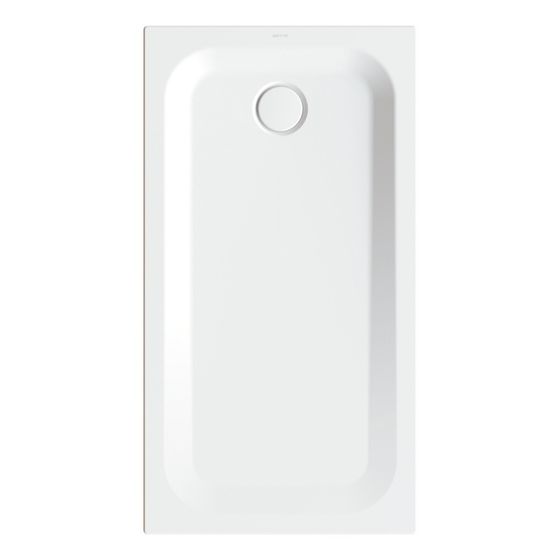 Bette Ultra Duschwanne Starwhite 1300x700x35mm mit Wannenträger Rechteck GT-Stahl