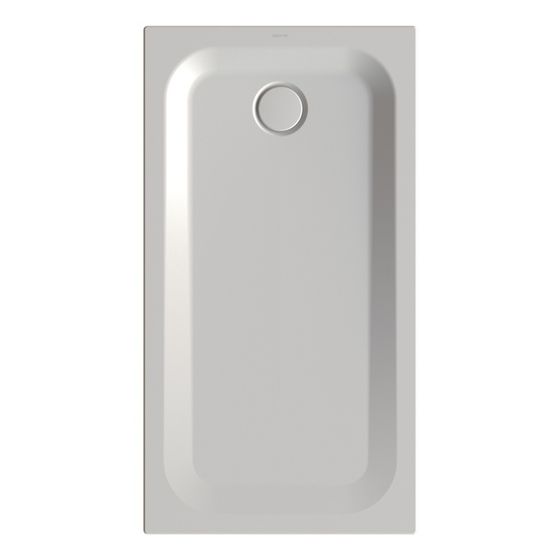 Bette Ultra Duschwanne Silver 1300x700x35/30mm BetteGlasur Plus Rechteck GT-Stahl
